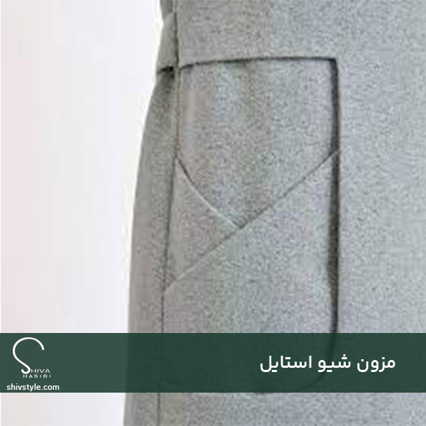جیب چسبنده از انواع جیب کت زنانه