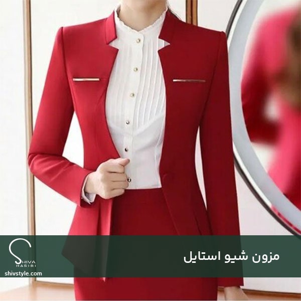 یقه فرنچی از انواع یقه کت زنانه